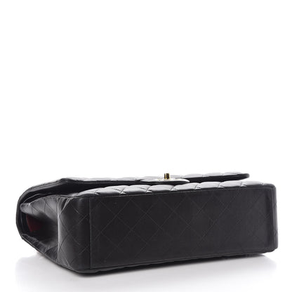 Chanel Lambskin Quilted Maxi Double Flap Black 4 of 12