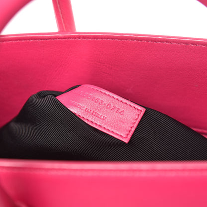 Saint Laurent Calfskin Small Sac De Jour Lipstick Fuchsia 6 of 19