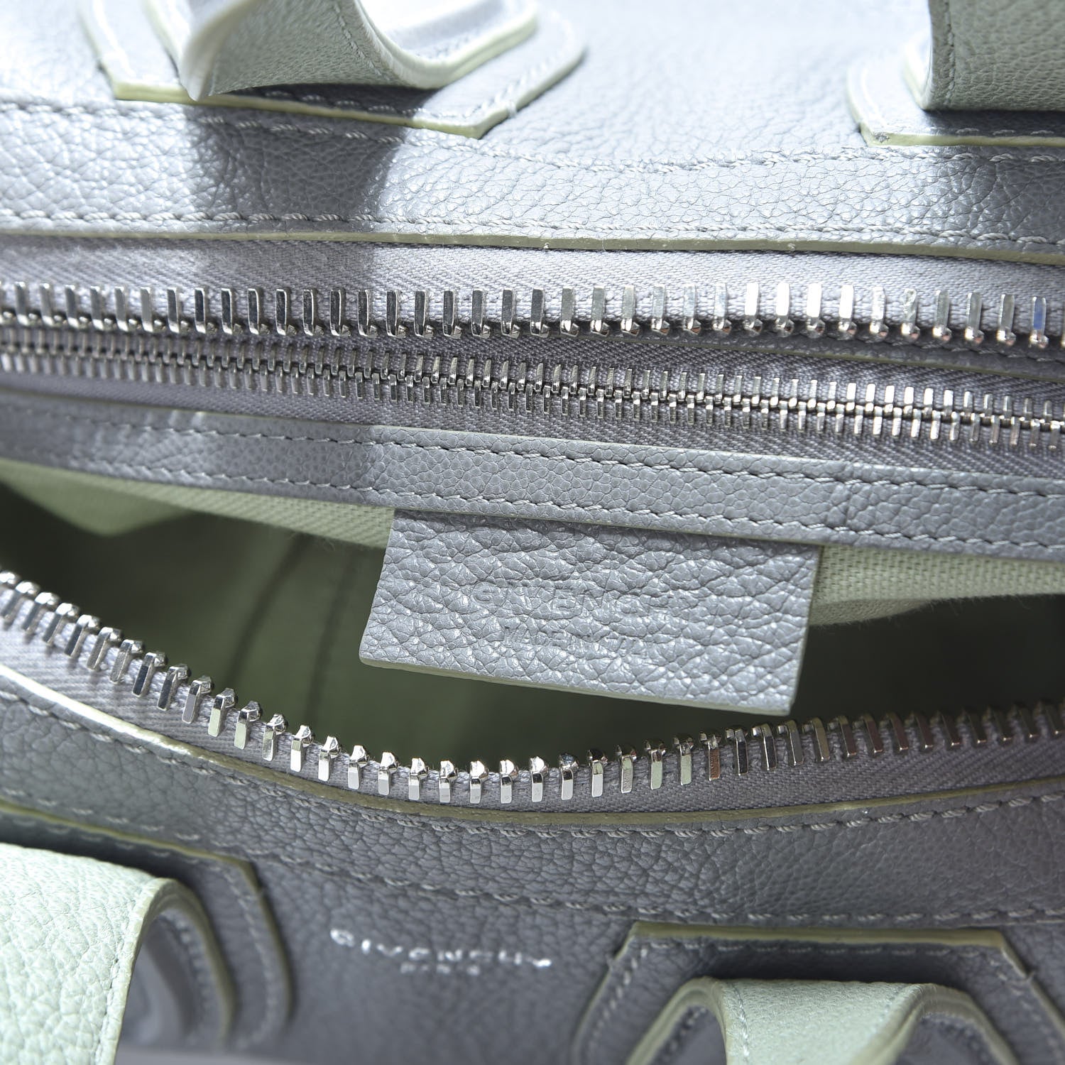 Givenchy Pebbled Calfskin Small Nightingale Pearl Grey 7 of 15