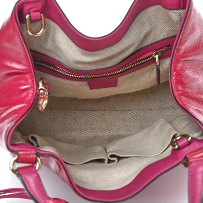 Gucci Patent Small Soho Shoulder Bag Bright Bougainvillea 5 of 9