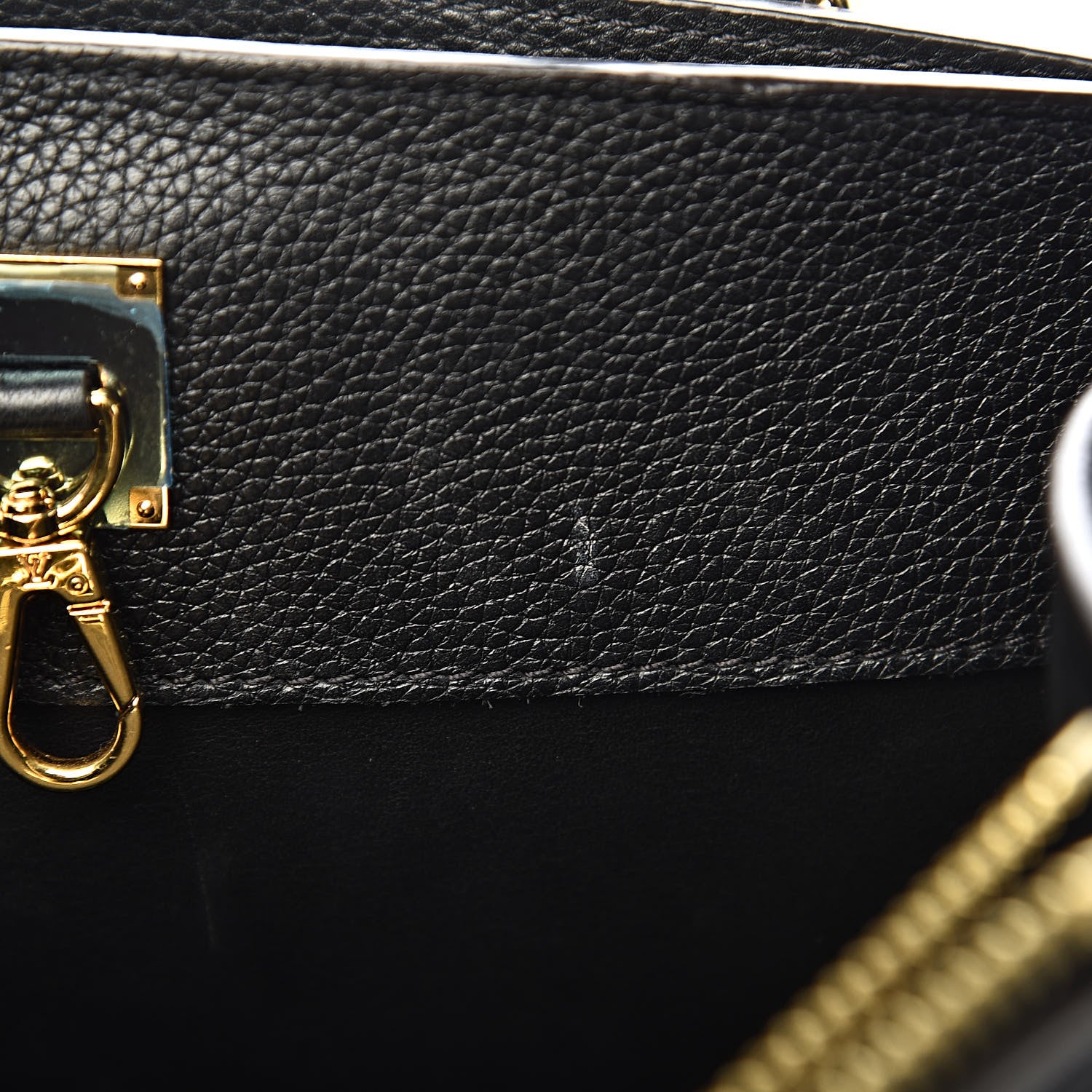 Louis Vuitton Taurillon City Steamer PM Black 9 of 13
