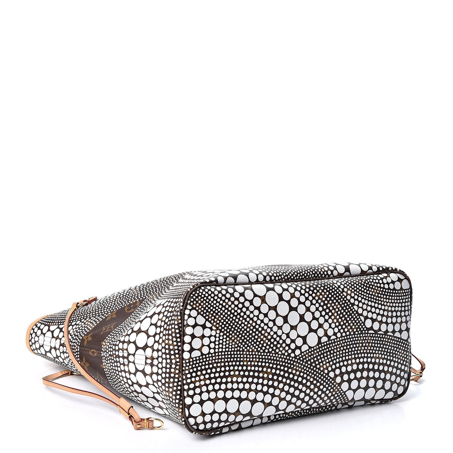 Monogram Kusama Waves Neverfull MM White