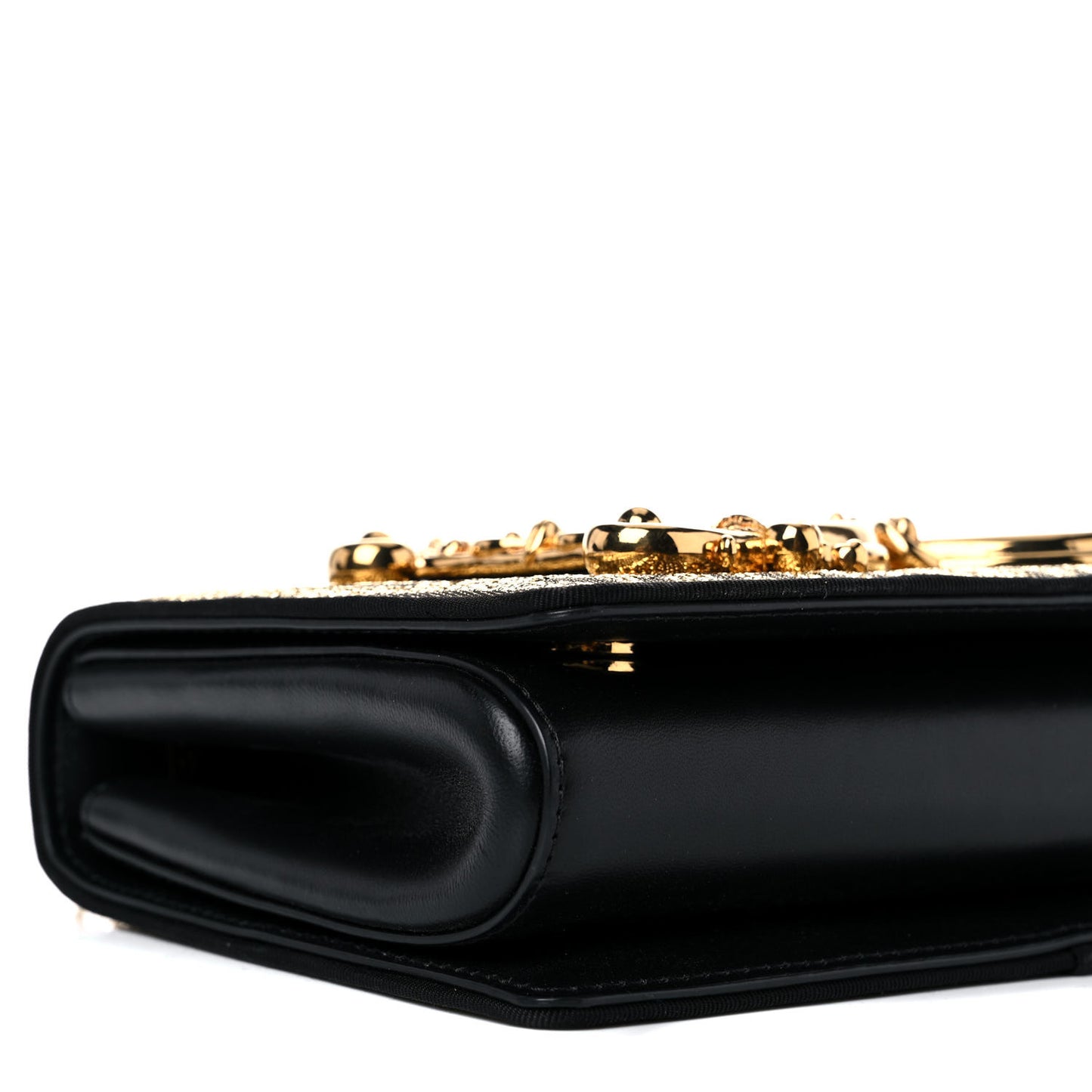 Brocade DG Girls Shoulder Bag Gold Black