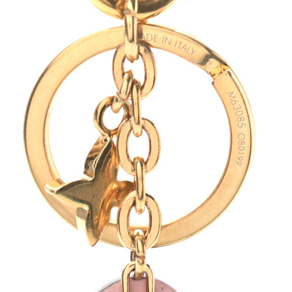 Louis Vuitton Monogram Blooming Flowers BB Bag Charm Key Holder Pink 3 of 3