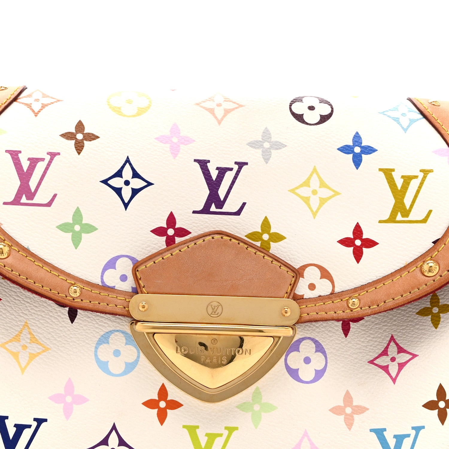 Louis Vuitton Monogram Multicolor Beverly MM White 8 of 10