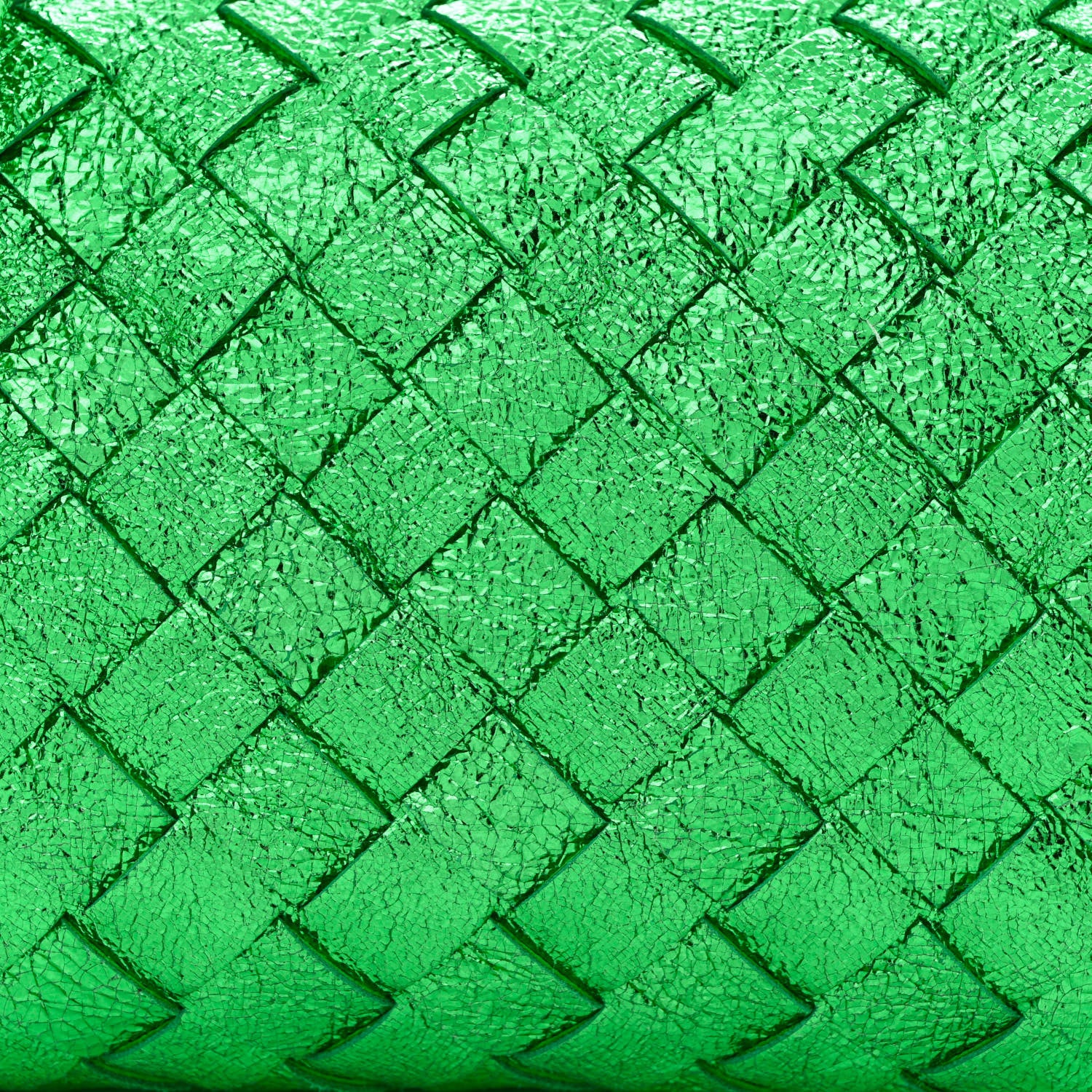 Bottega Veneta Metallic Calfskin Intrecciato Mini Loop Camera Bag Green 7 of 9