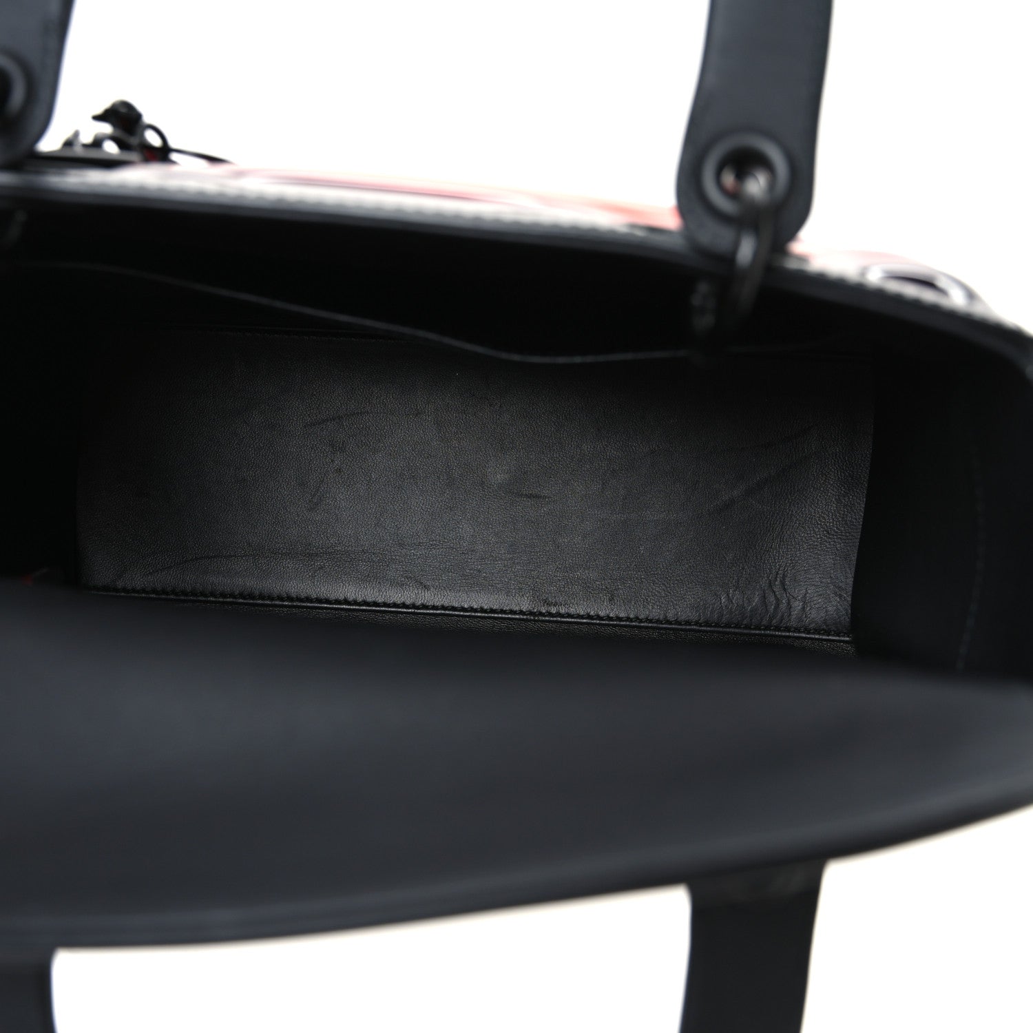 Christian Dior Ultra Matte Calfskin PVC Medium Kohei Nawa Lady Art Red 5 of 10