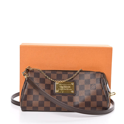Louis Vuitton Damier Ebene Eva Clutch 11 of 11