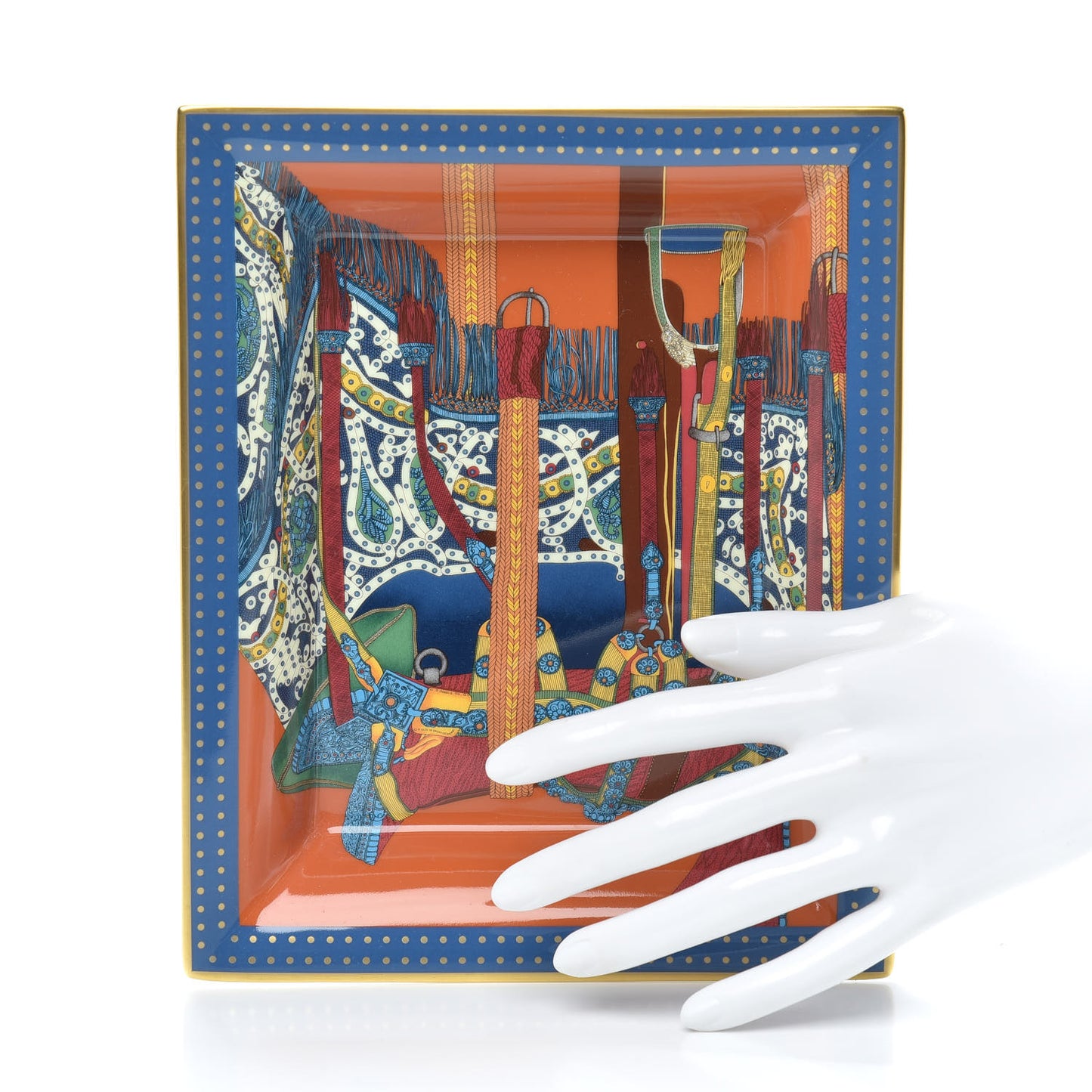 Porcelain Selle De Dignitaire Change Tray