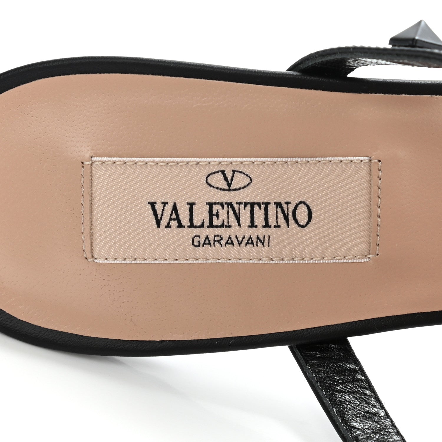 Valentino Garavani Lace Rockstud 50mm Cage Mules 38.5 Black 7 of 8