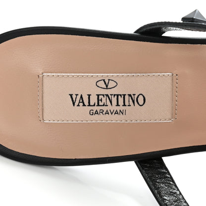 Valentino Garavani Lace Rockstud 50mm Cage Mules 38.5 Black 7 of 8