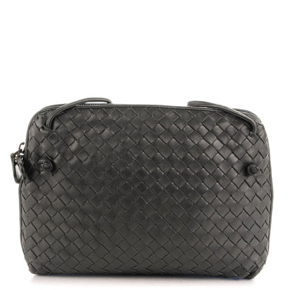 Bottega Veneta Nappa Intrecciato Pillow Crossbody Messenger Nero Black 1 of 9