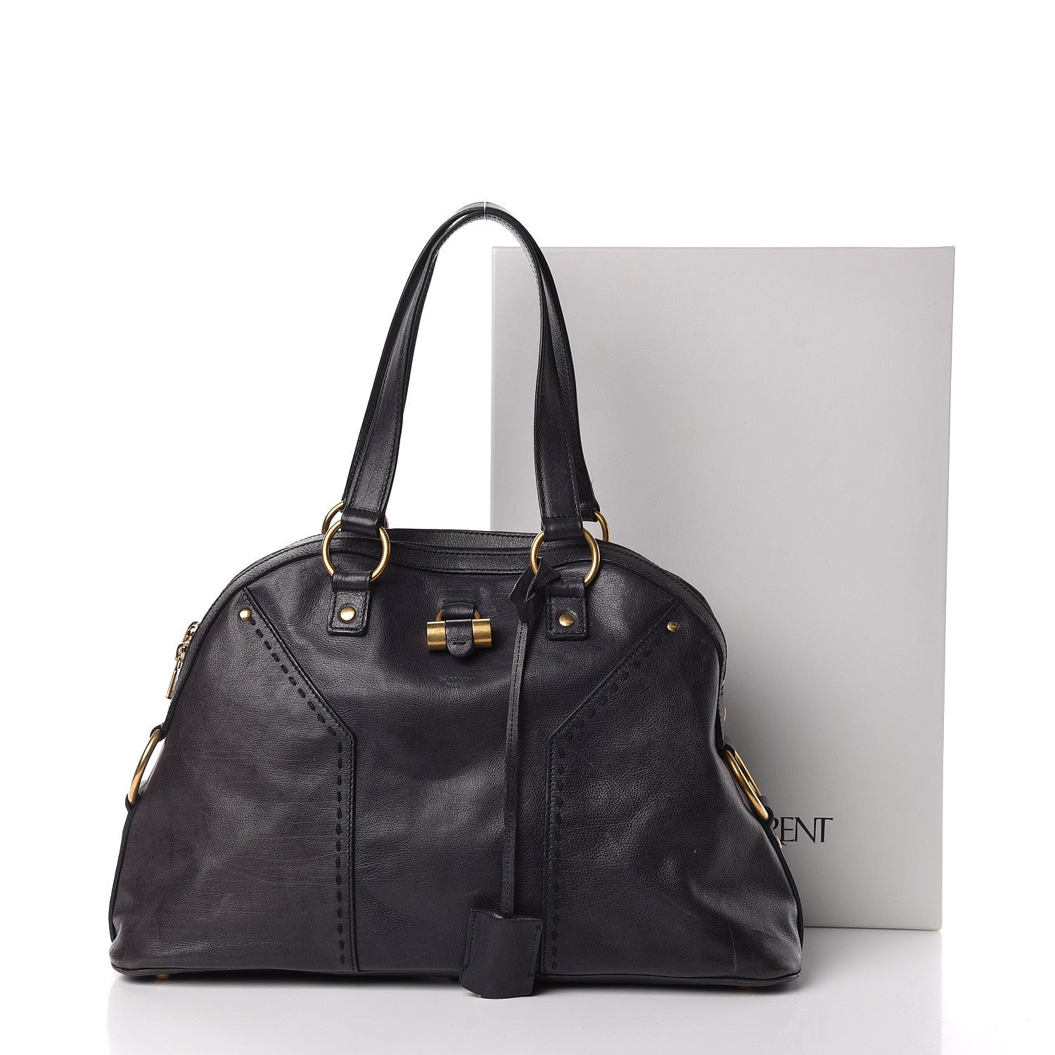 Saint Laurent Calfskin Large Muse Navy Blue 26 of 26