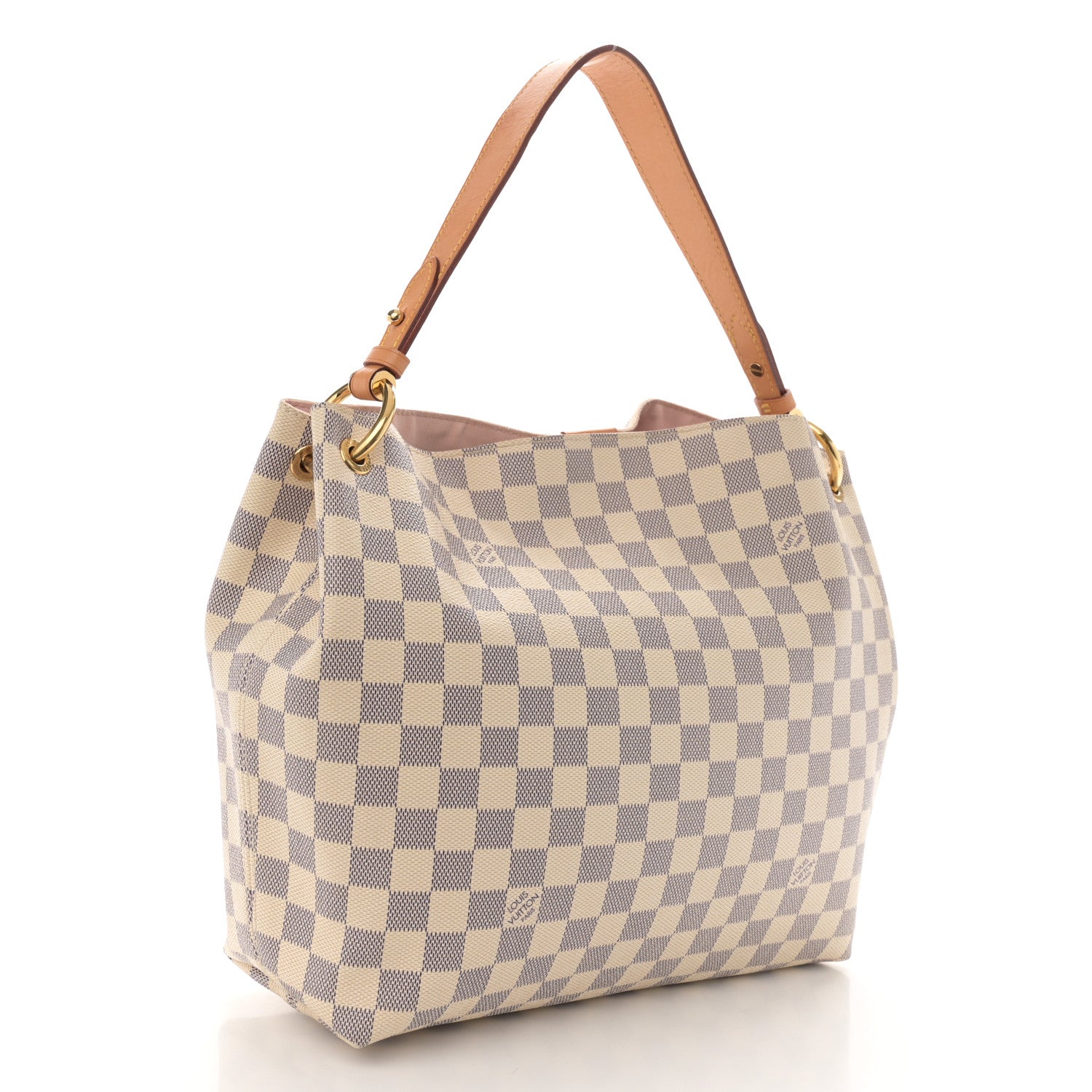 Louis Vuitton Damier Azur Graceful PM Rose Ballerine 3 of 11