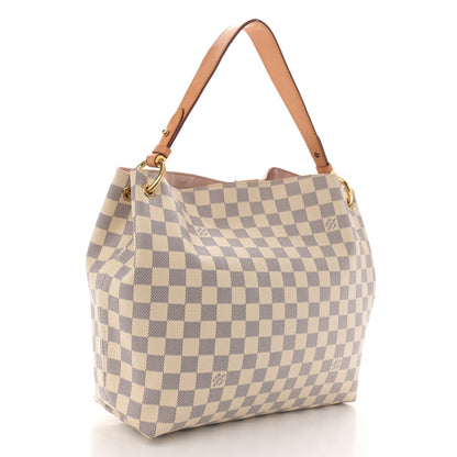 Louis Vuitton Damier Azur Graceful PM Rose Ballerine 3 of 11