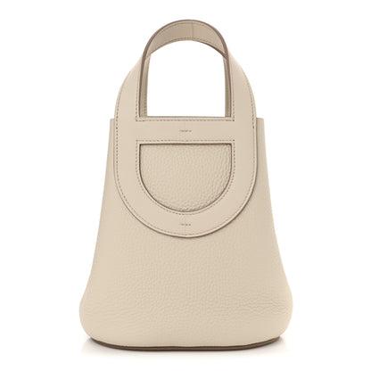Hermes Taurillon Clemence Swift In-The-Loop 18 Bag Beton 1 of 11