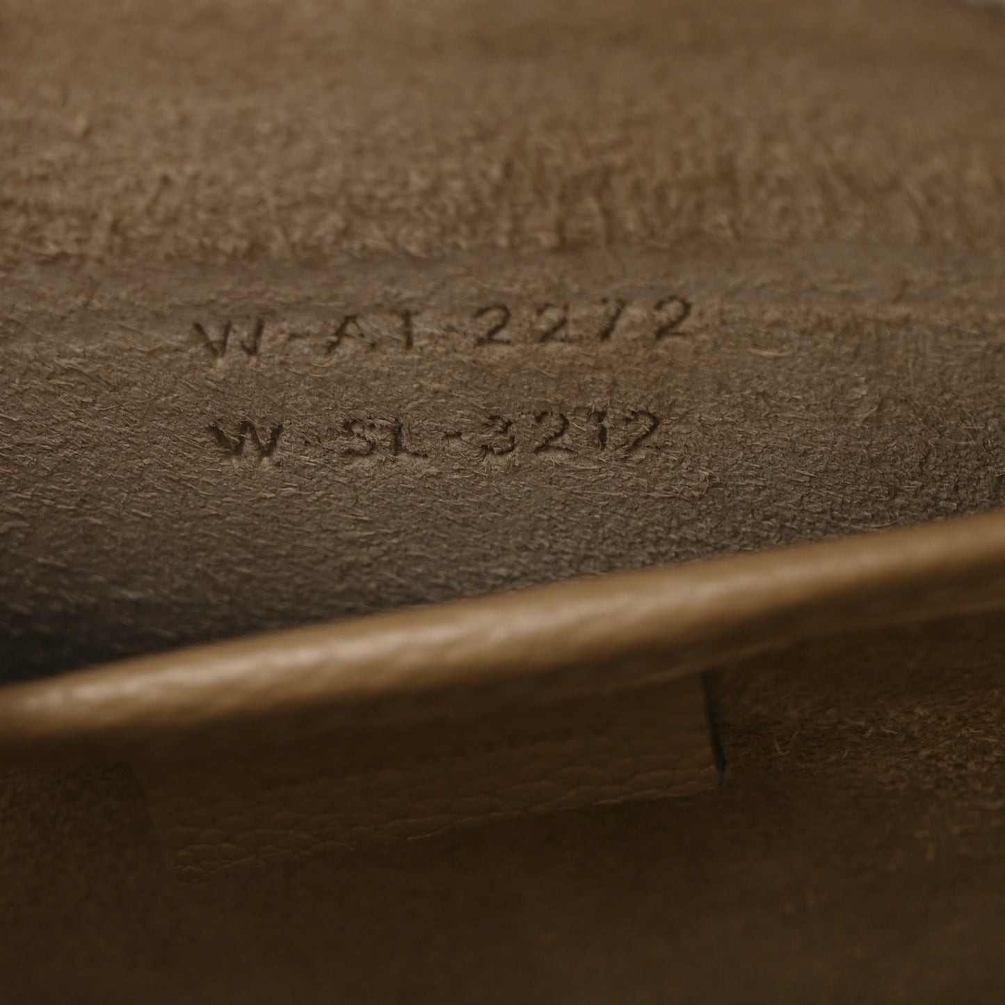 Drummed Calfskin Nano Luggage Dune