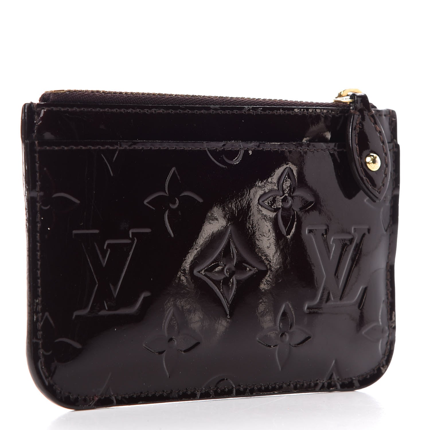 Louis Vuitton Vernis Key Pouch Amarante 3 of 8
