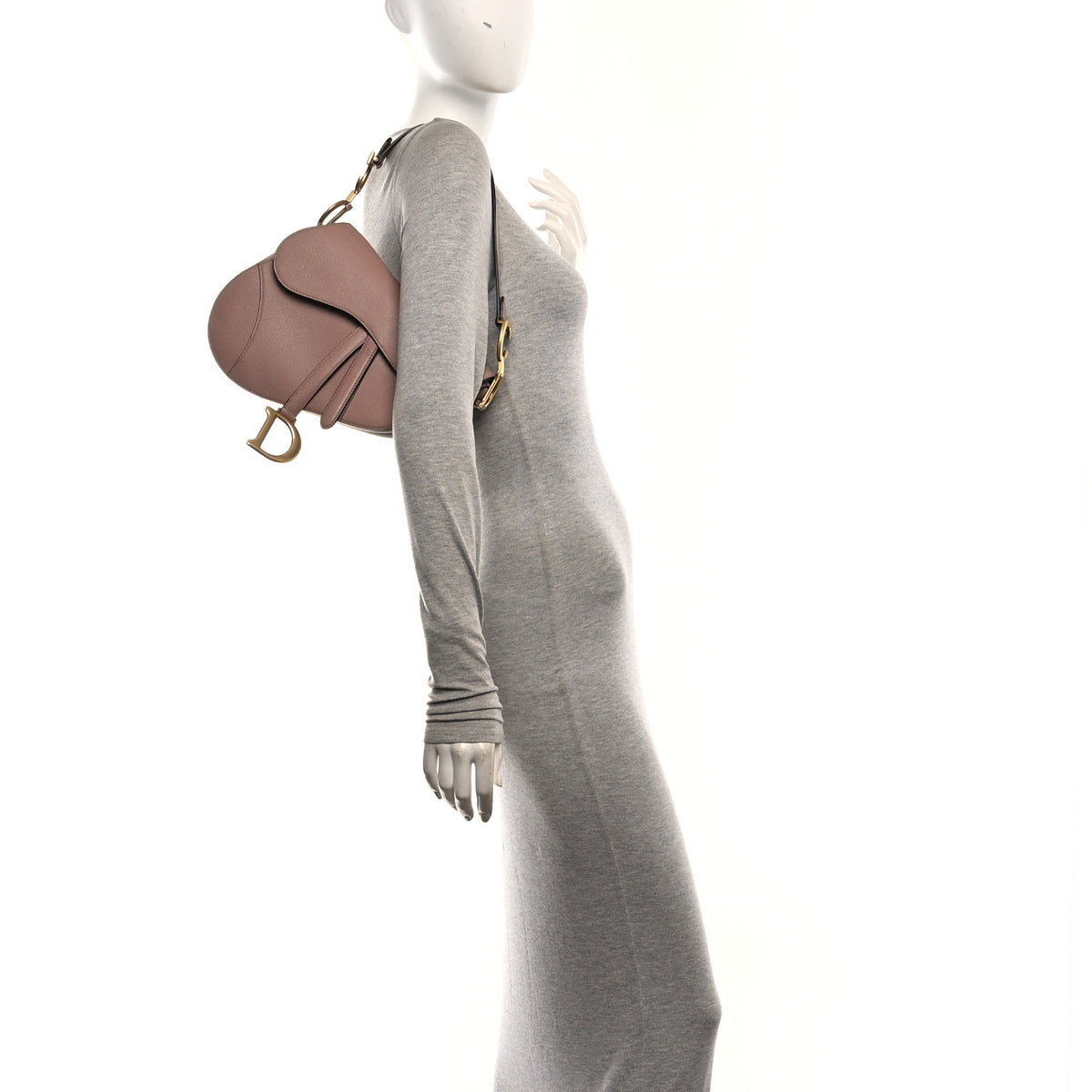 Grained Calfskin Saddle Bag Fard