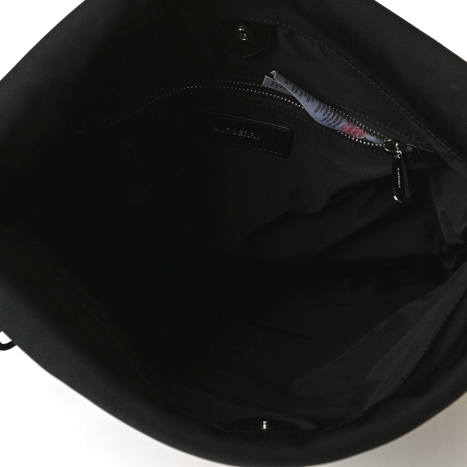 Burberry Printed Canvas Drawstring Bachpack Black 4 of 11