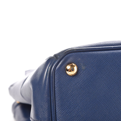 Prada Saffiano Medium Galleria Double Zip Tote Bluette 14 of 18
