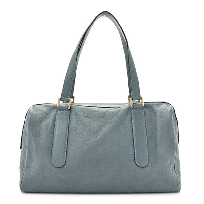 Gucci Guccissima Boston Blue 1 of 20