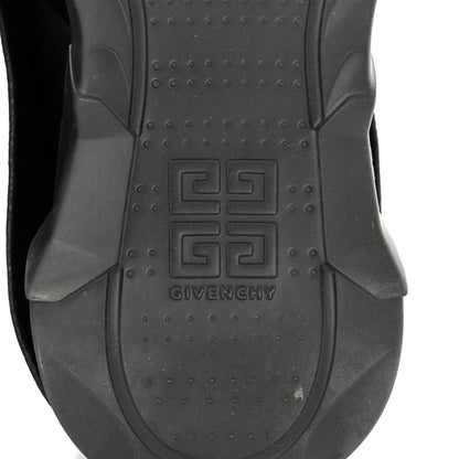 Givenchy Grained Calfskin Shark Lock Biker Ankle Boots 41 Black 7 of 9