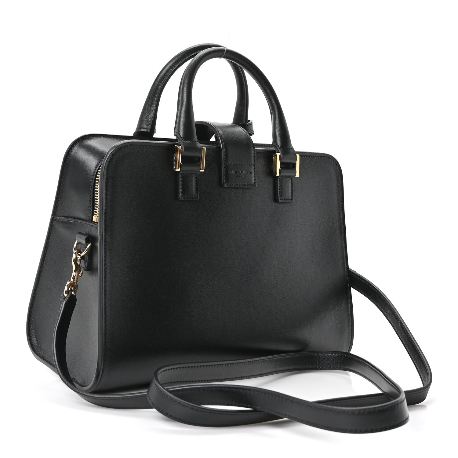 Saint Laurent Calfskin Monogram Baby Cabas Black 3 of 10