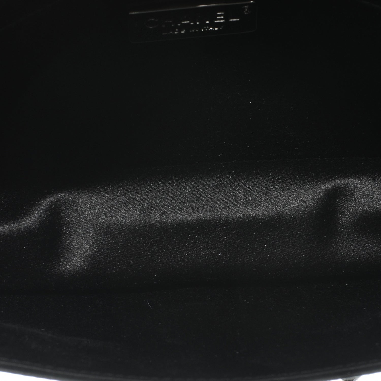 Chanel Satin Diamante Evening Clutch Bag Black 5 of 7