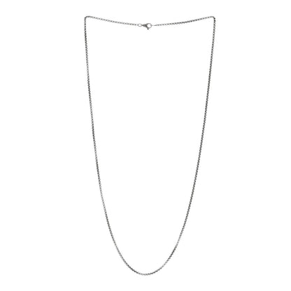 David Yurman Sterling Silver 2.7mm Small Box Chain Necklace 32" 3 of 4