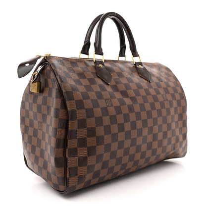 Louis Vuitton Damier Ebene Speedy 35 3 of 12