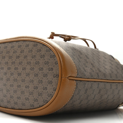 Gucci X DISNEY Mini Vintage GG Supreme Monogram Bucket Bag Beige Vintage Sun Oil 10 of 11