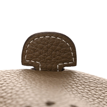 Hermes Taurillon Clemence Evelyne III PM Etoupe 7 of 12