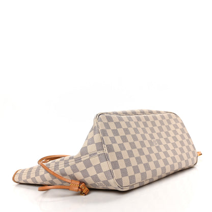 Louis Vuitton Damier Azur Neo Neverfull MM Rose Ballerine 4 of 8
