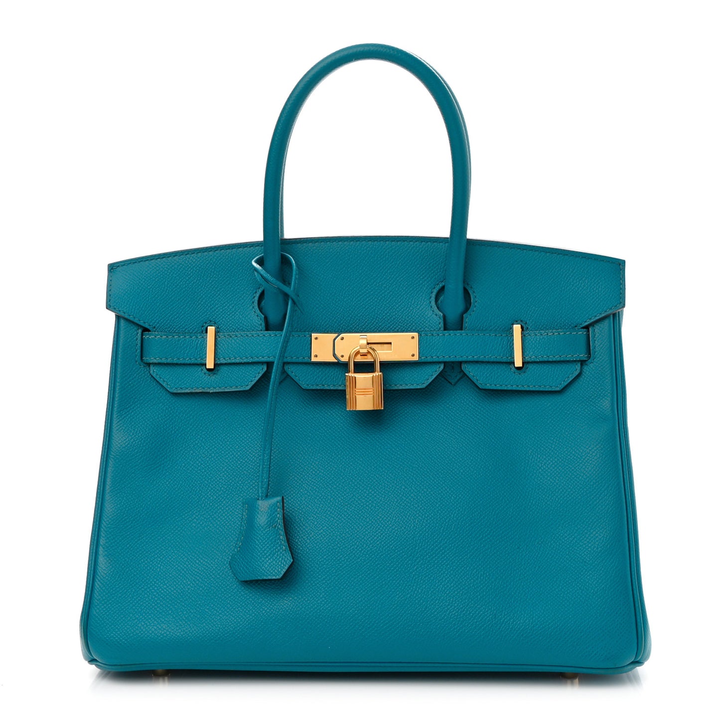 Epsom Birkin 30 Bleu Izmir