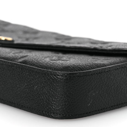 Louis Vuitton Empreinte Pochette Felicie Chain Wallet Black 8 of 19