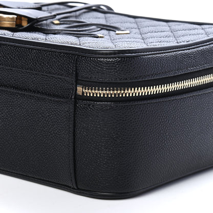 Chanel Caviar Quilted Large CC Filigree Vanity Case Black 10 of 10