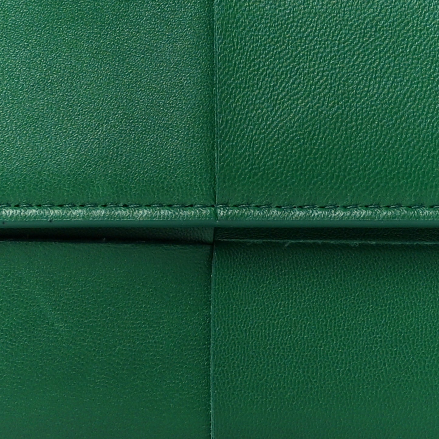 Lambskin Maxi Intreccio Cassette Flap Wallet Raintree