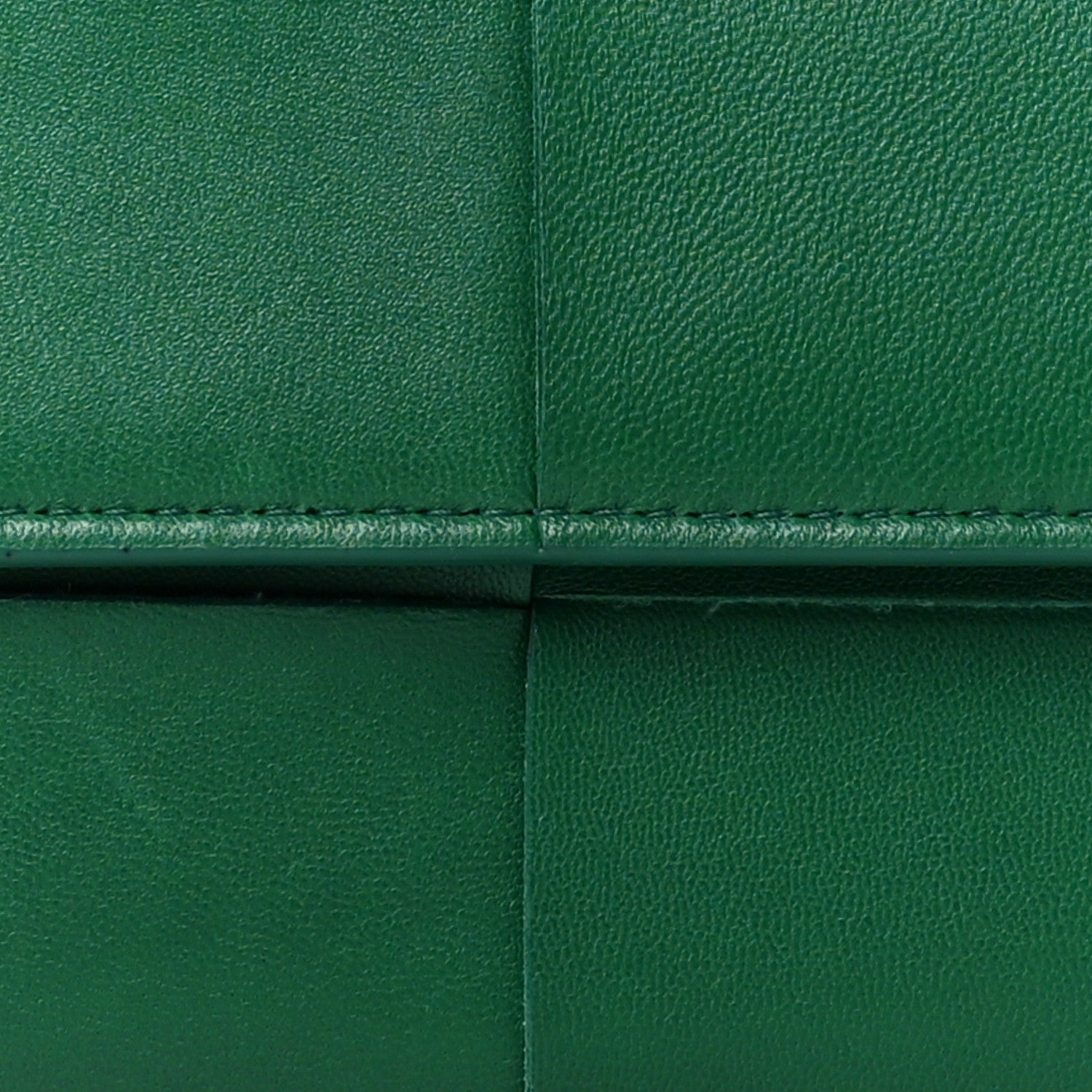 Bottega Veneta Lambskin Maxi Intreccio Cassette Flap Wallet Raintree 9 of 11