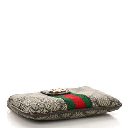 Gucci GG Supreme Monogram Web Ophidia Key Case Beige New Acero 4 of 9
