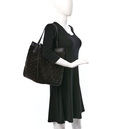 Fendi Sheepskin FF 1974 Large Fendi Origami Brown 2 of 13
