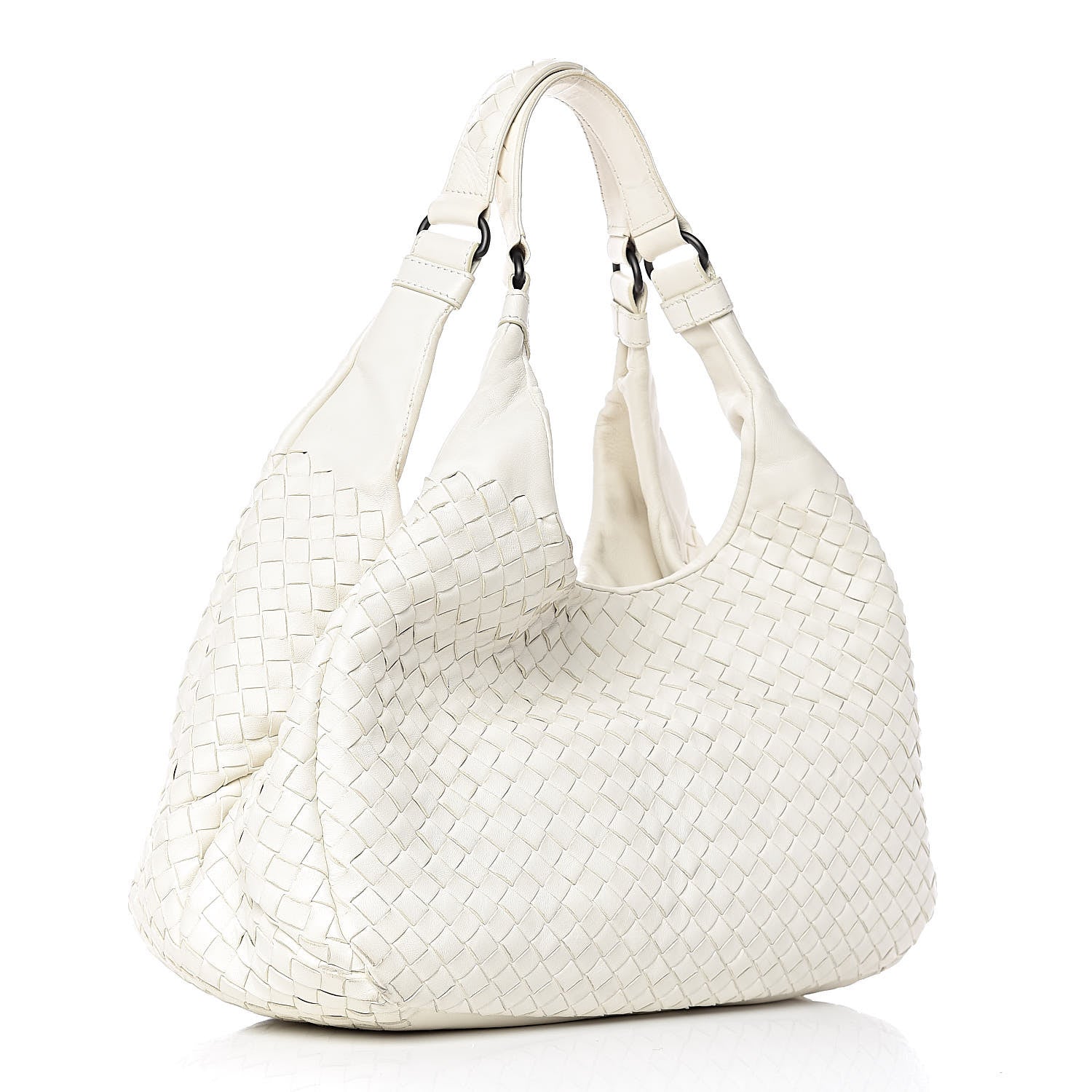 Bottega Veneta Nappa Intrecciato Medium Campana Hobo White 3 of 12