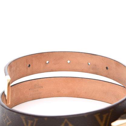 Louis Vuitton Monogram Ceinture Belt Gold Buckle 85 34 3 of 8