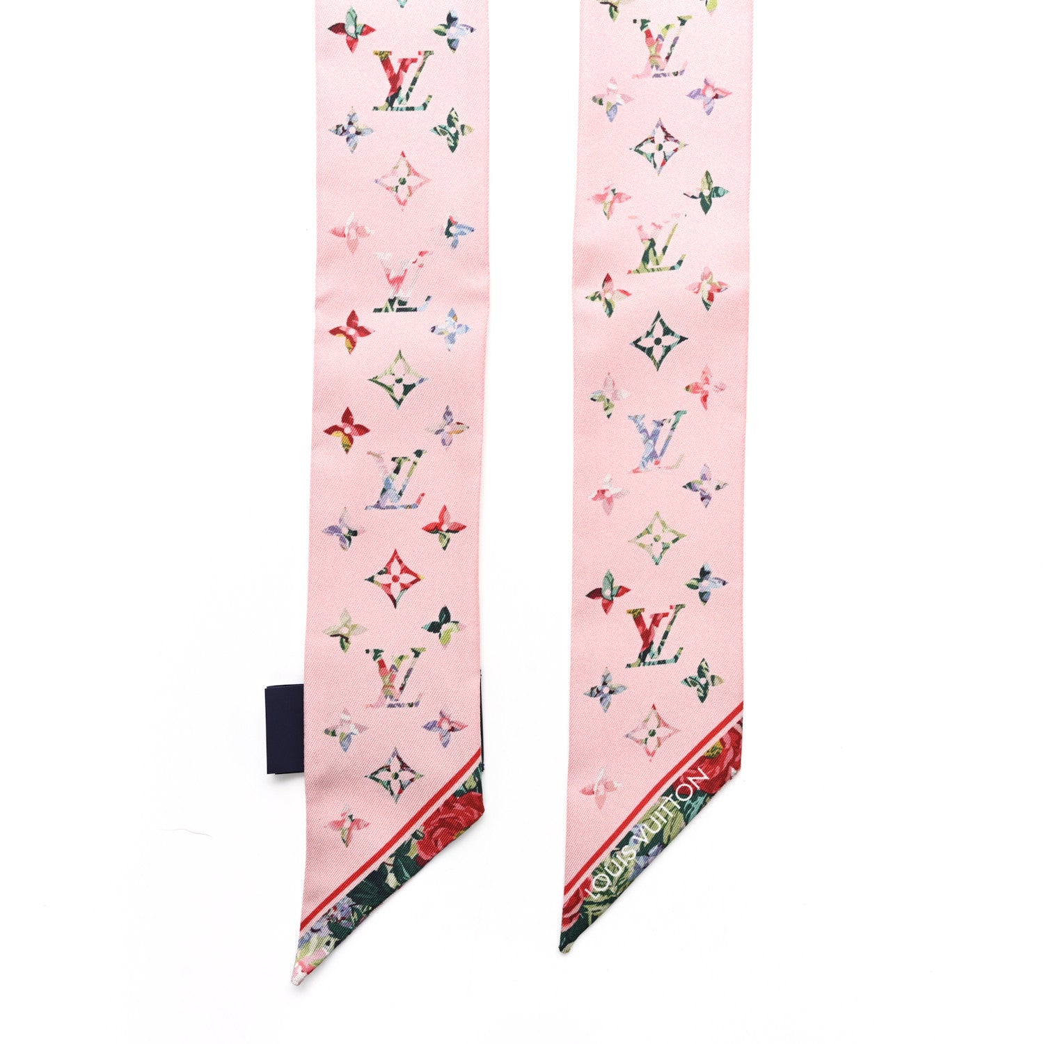 Louis Vuitton Silk Monogram LV Garden Bandeau Pink 2 of 3