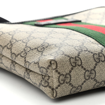 Gucci GG Supreme Monogram Web Messenger Bag Black 9 of 9