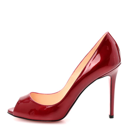 Christian Louboutin Patent You You 100 Pumps 38.5 Rouge 1 of 8