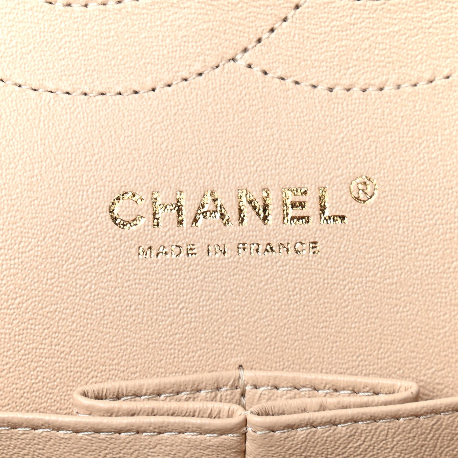 Chanel Caviar Quilted Jumbo Double Flap Beige Clair 8 of 9