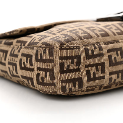 Fendi Zucchino Baguette Toro Mogano Panna 8 of 12