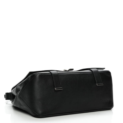 Proenza Schouler Pebbled Calfskin Double Sided PS Courier Bag Black 4 of 7