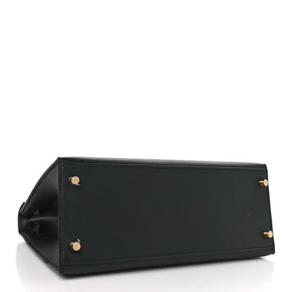 Hermes Epsom Kelly Sellier 28 Black 4 of 9